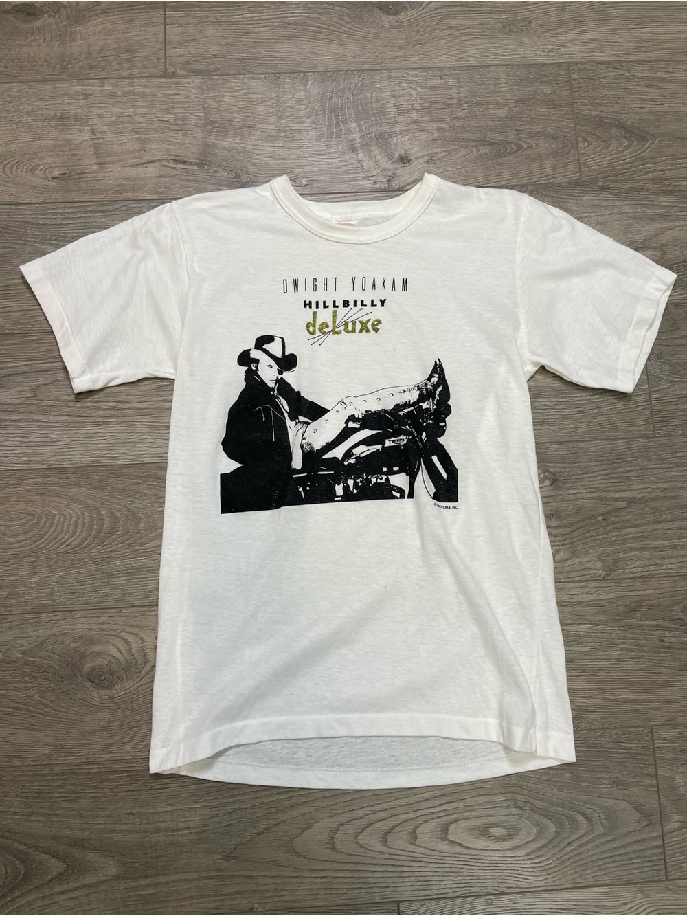 Vintage 1987 Dwight Yoakam Hillbilly Deluxe Country Tour Tee Single Stitch FIT S